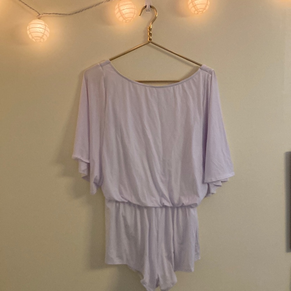 Silk White Romper
